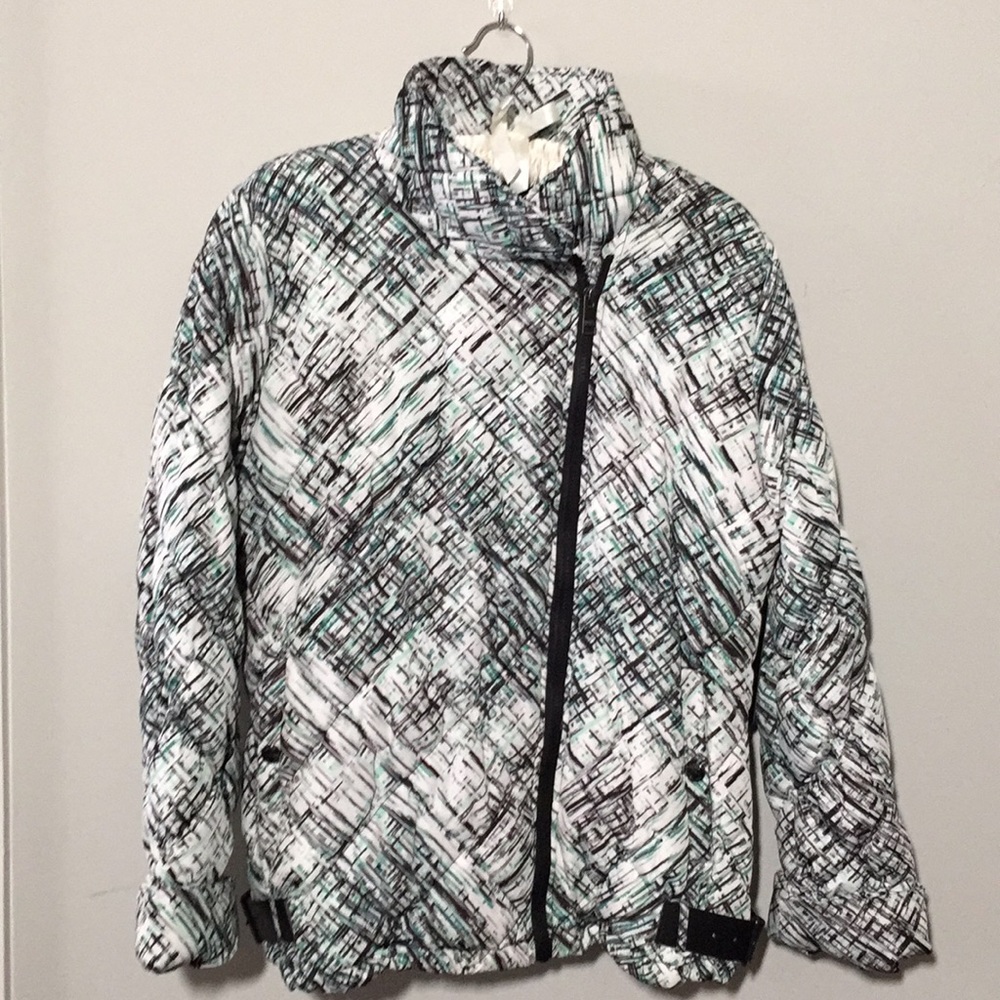 Asymmetrical Zip Down Coat